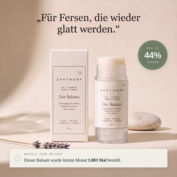 Zartwerk Fuss-Balm, Stick, 40 g